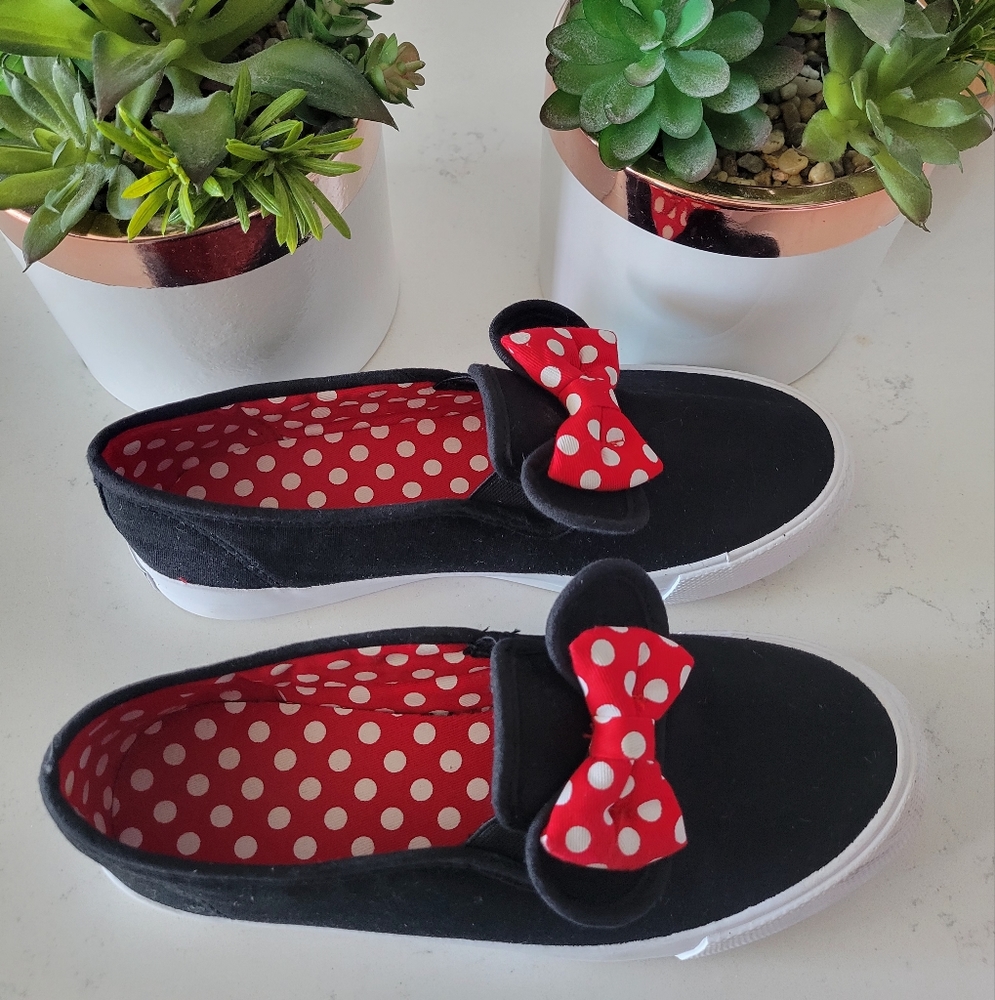 Disney Black and Red Sneakers